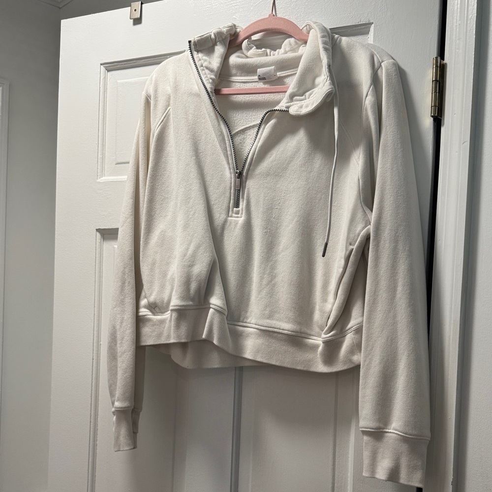 All in Motion Cream Half-Zip Sweatshirt